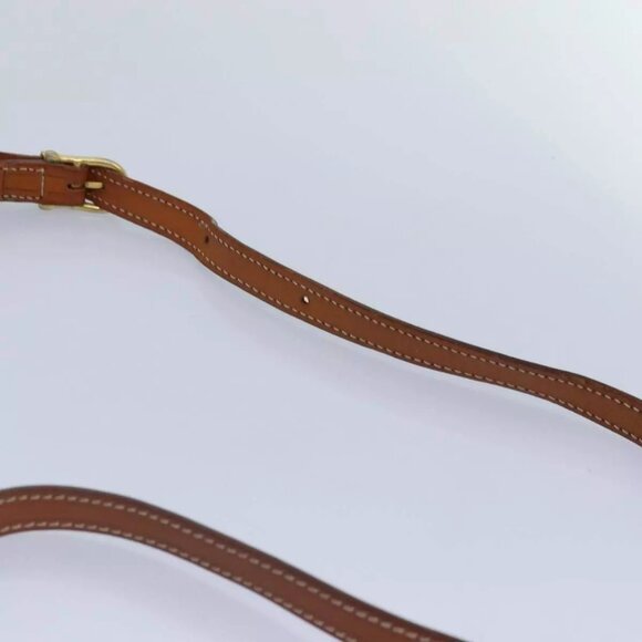 CELINE Macadam Canvas Shoulder Bag PVC Leather Brown Gold Auth yk14568 - Picture 9 of 16